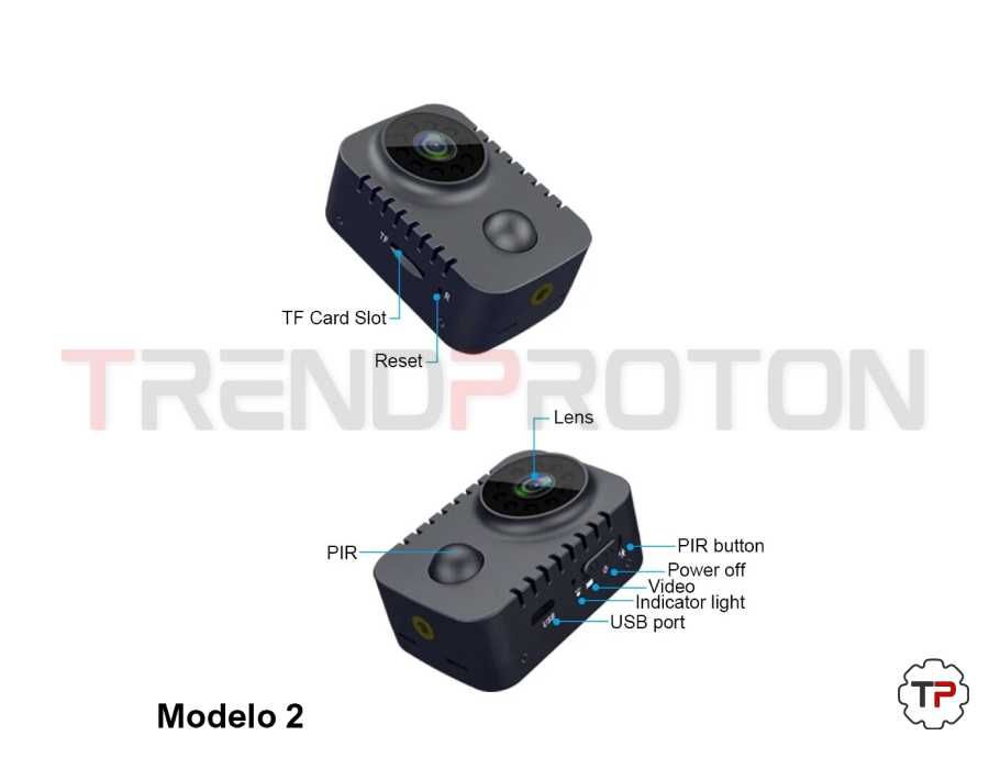 Mini Câmaras de Bolso HD 1080p