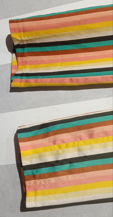 Spodnie proste w kolorowe paski Topshop S 100% poliester