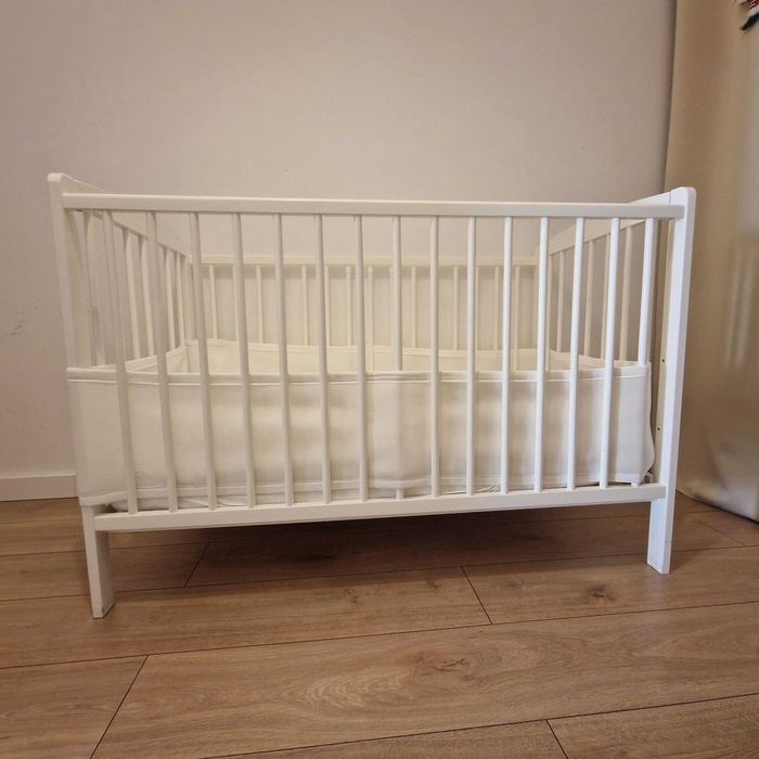 Łóżeczko 120x60 MOŻLIWOŚĆ DOSTAWKI! z materacem BABYSENSE AIR +gratisy