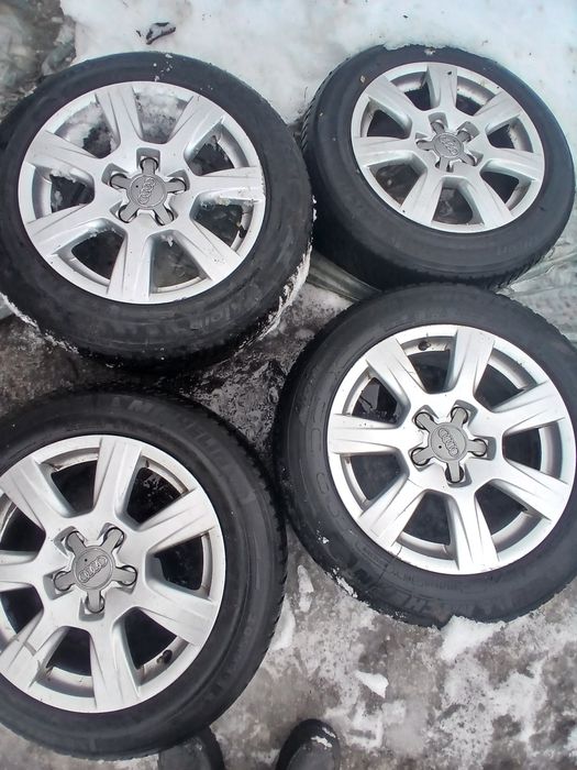 Колеса ауді Audi а4б8 R16 5×112 з зимнею резиною
