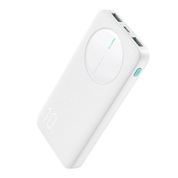 Powerbank Joyroom JR-PBF12/10000mAh 2.4A 2x USB-A 1x USB-C - biały
