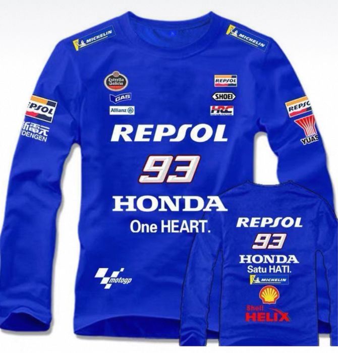 Moto GP sweat shirt manga comptida. Lindissimas
