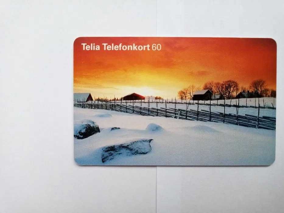 Zimowy widok [szwedzka karta telefoniczna]