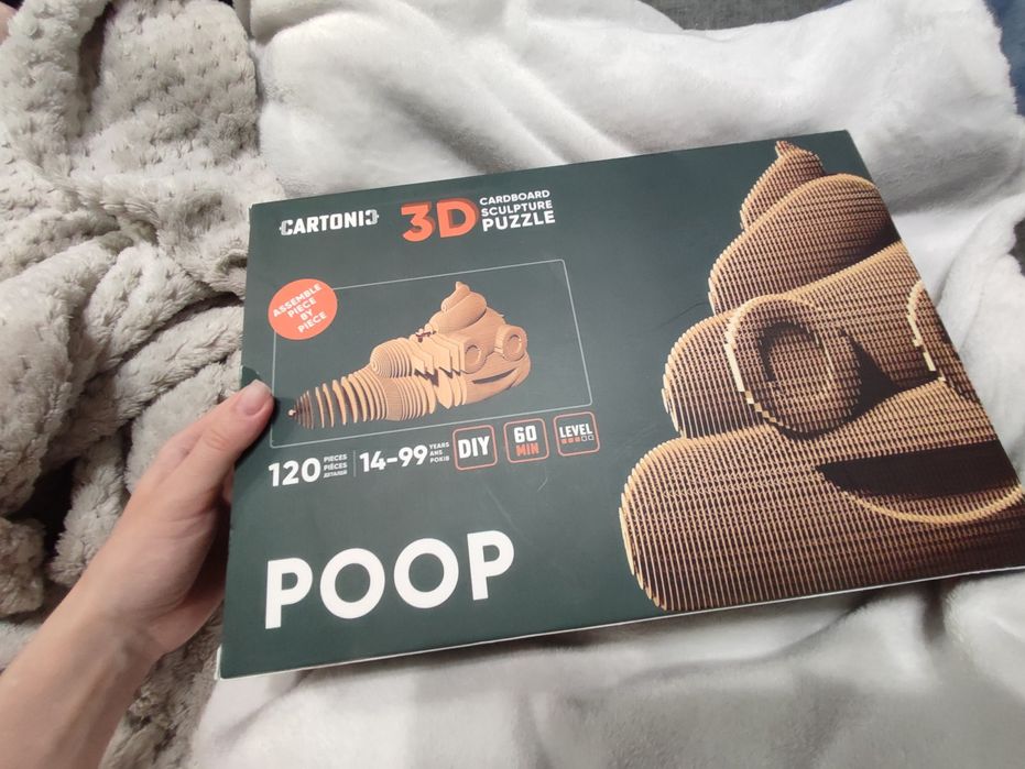 Оригінальний подарунок 3D пазл скульптурний Cartonic Poop