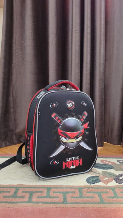Шкільний каркасний рюкзак YES Little Ninja, каркарсний портфель
