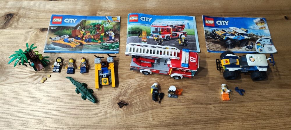 Zestaw LEGO 60157, 60107, 60218