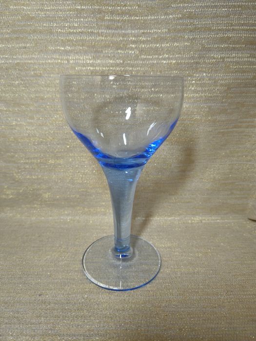 Ваза для десерту luigi bormioli allegra італія  1990-ті синє скло