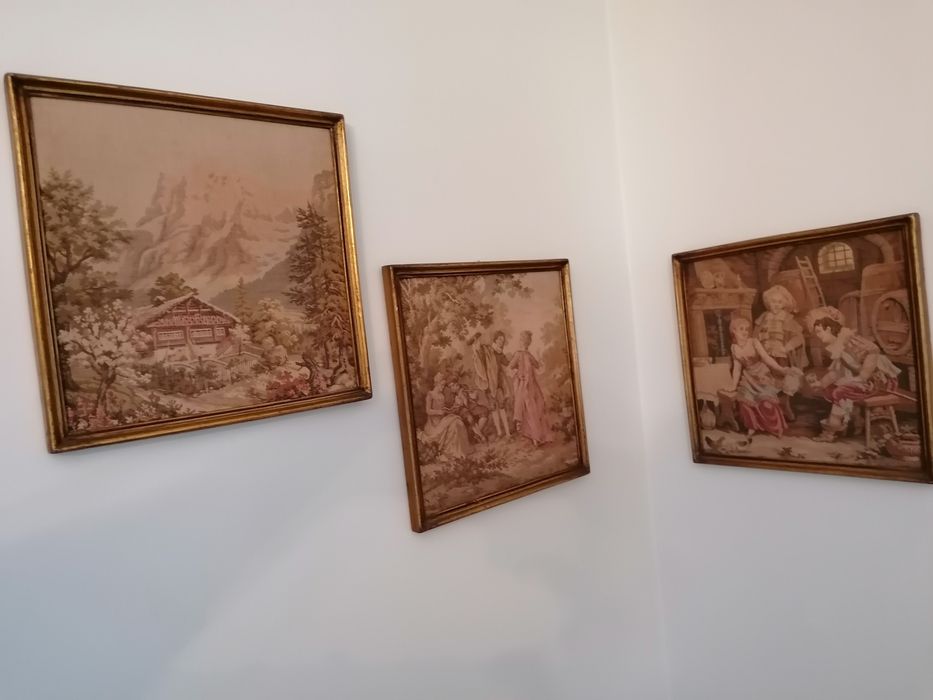 Conjunto quadros Gobelin