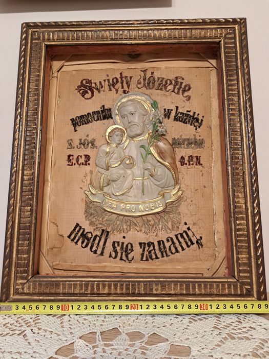 Święty Józef, stary obraz, antyk