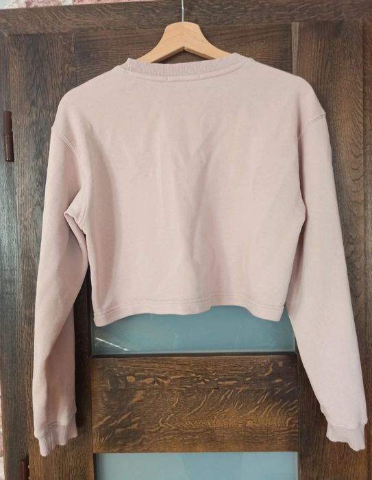 Krótka bluza pudrowy róż roz S Pull&Bear