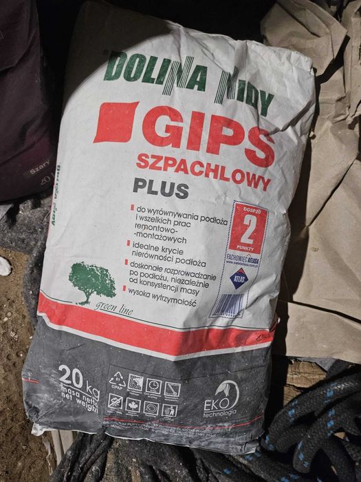 Gips szpachlowy plus - Dolina Nidy 20 kg