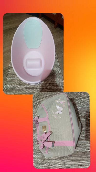 Banheira + Bolsa maternidade + Marsúpio