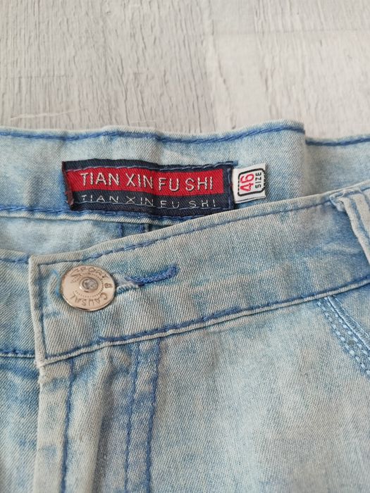 Bermudy spodenki damskie jeansowe 46 XXL