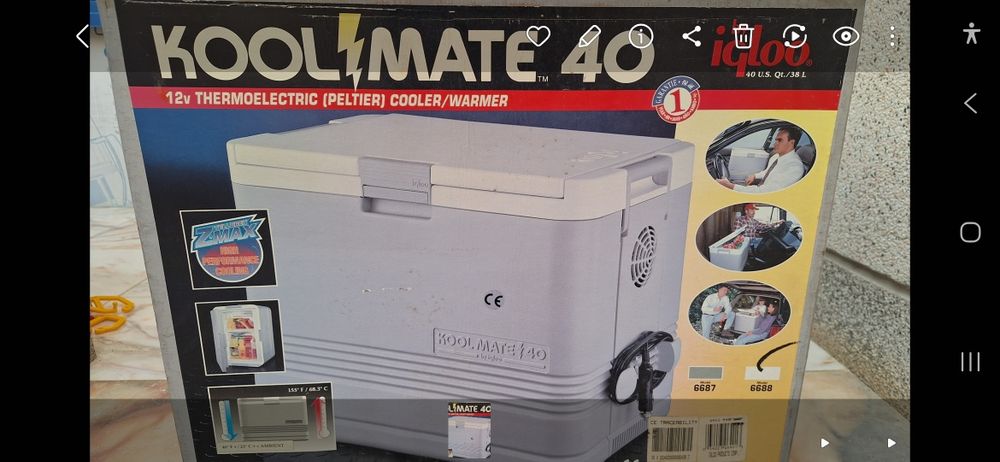 Frigorífico de campismo IGLOO12V