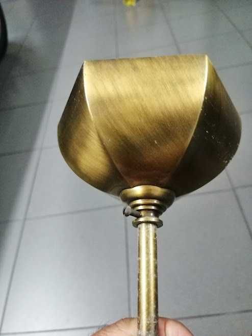 Candeeiro tecto estilo holandês em latão