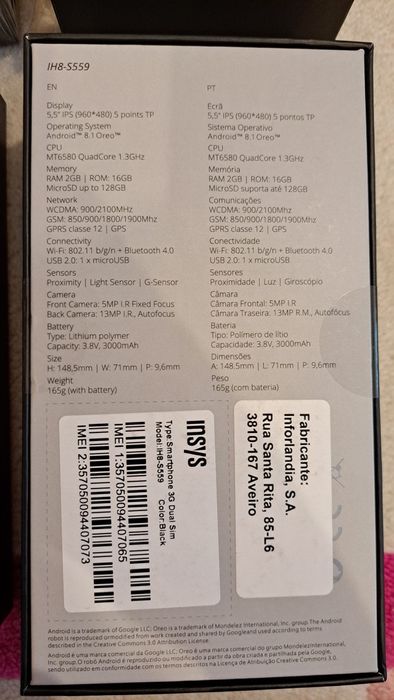 Insys Mobile Phone NEW

Model: IH8-S55963825521745537122