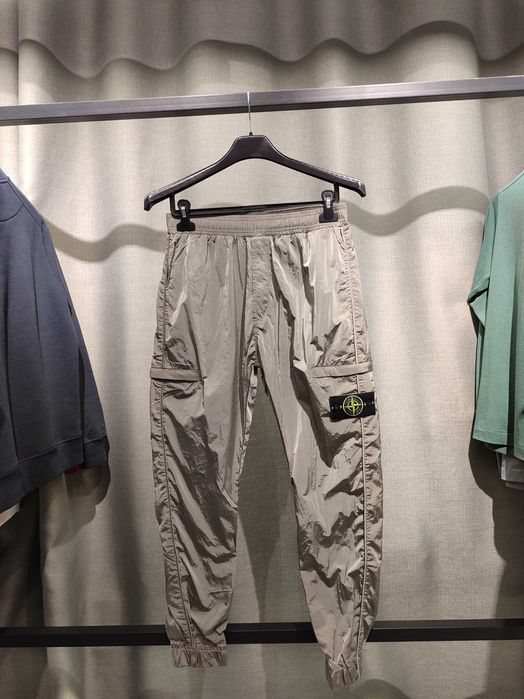 Джоггери STONE ISLAND 31021 Nylon Metal Pants Ice SI0117-IC: 4 350