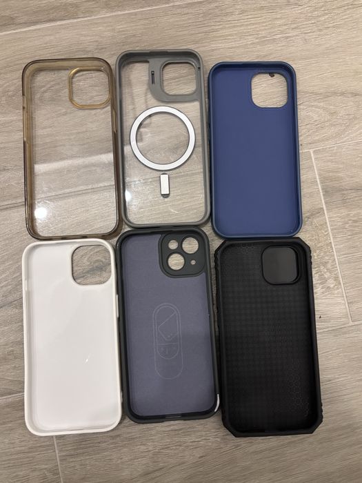 Capas iphone 15 (6 unid.)