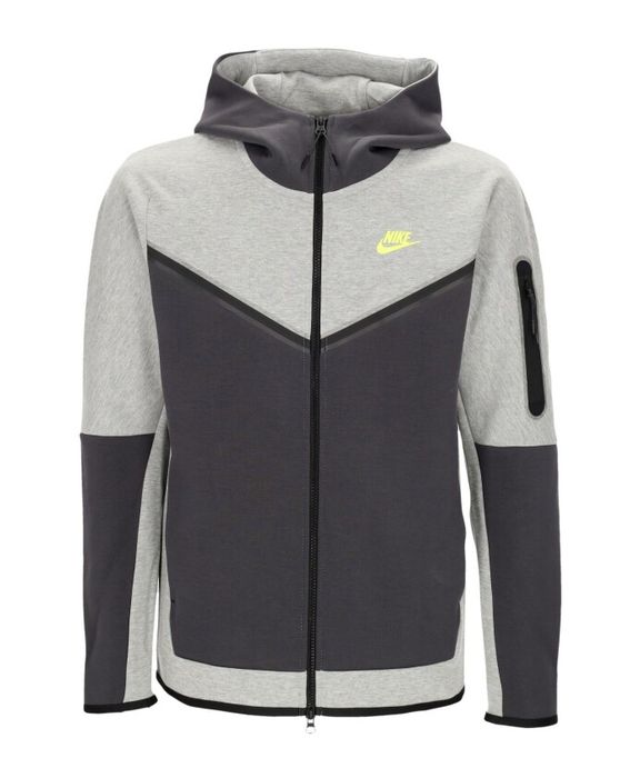 Bluza rozpinana z kapturem szara Nike XL
