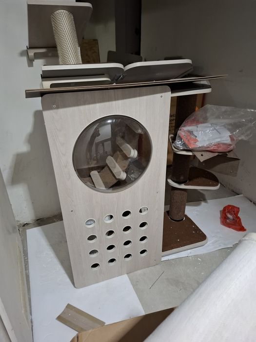 Modularny Drapak ścienny dla kota,  plac  zabaw,