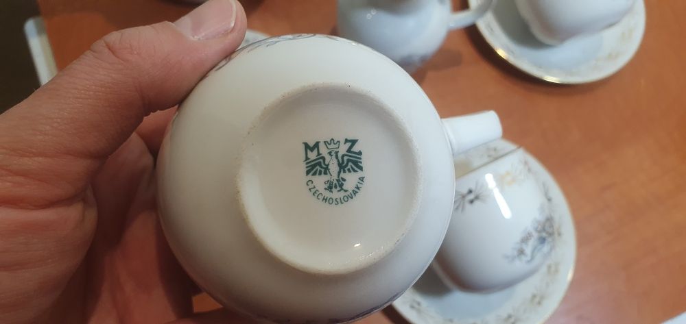 Porcelana MZ Czechoslovakia serwis kawowy