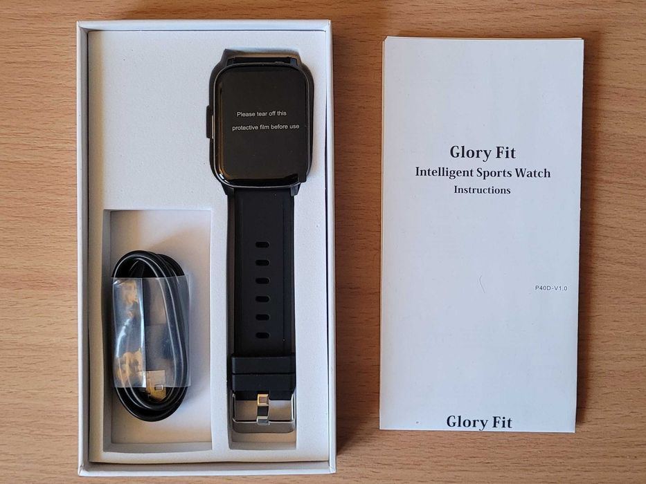 Smartwatch Glory Fit P40D | Pulsometr | Krokomierz | Powiadomienia