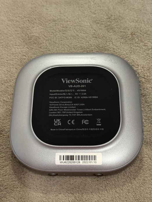 Głośnik konferencyjny ViewSonic VB-AUD-201 | Odbiór osobisty