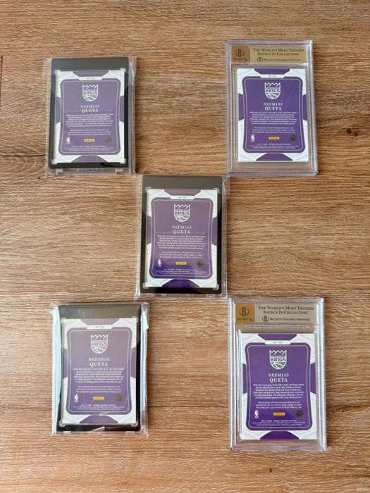 Neemias Queta National Treasures Gold /10 (lot of 5 cards)