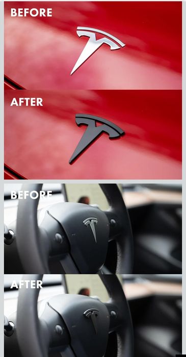 Símbolo preto p/Tesla