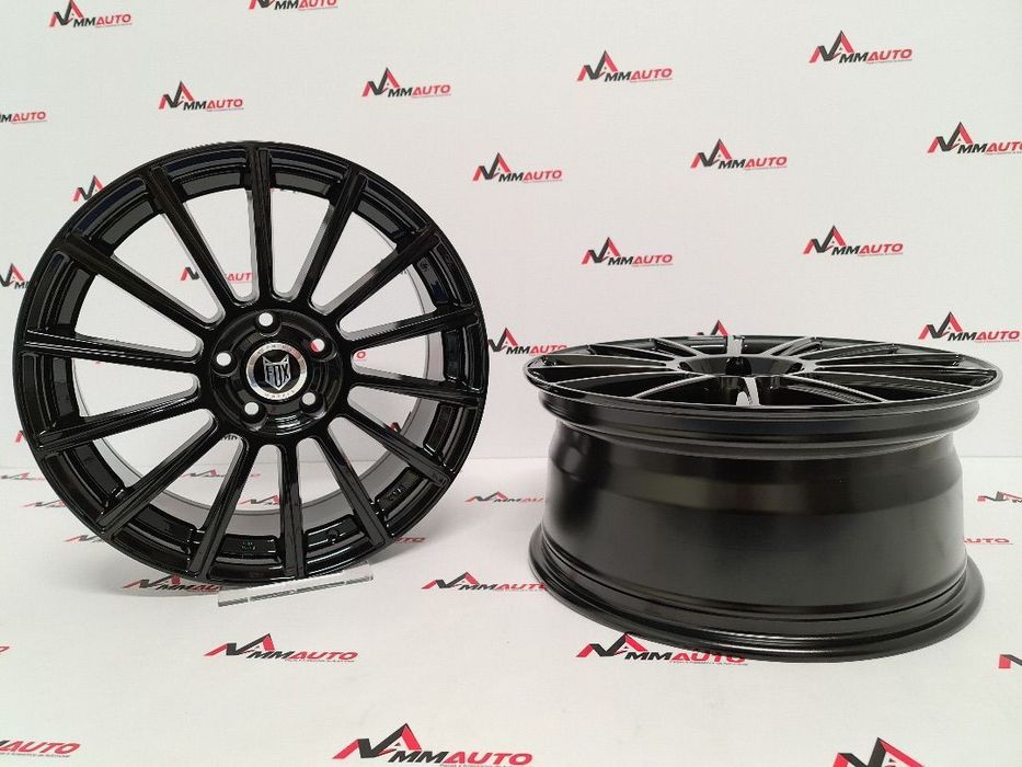 Jantes FOX MBM Preto Brilho 18 (Mercedes, Audi, VW)