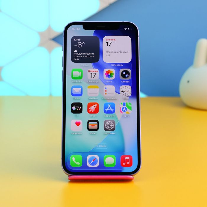 Смартфон Apple iPhone 12 256GB Purple (158320) Б/У З ГАРАНТІЄЮ