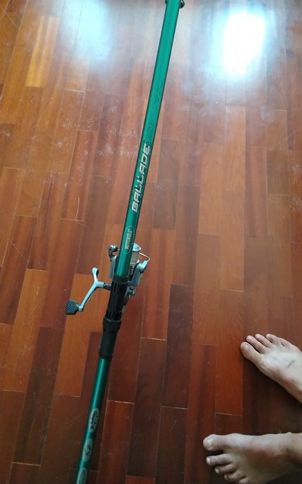 Cana de pesca 6metros com carrinho