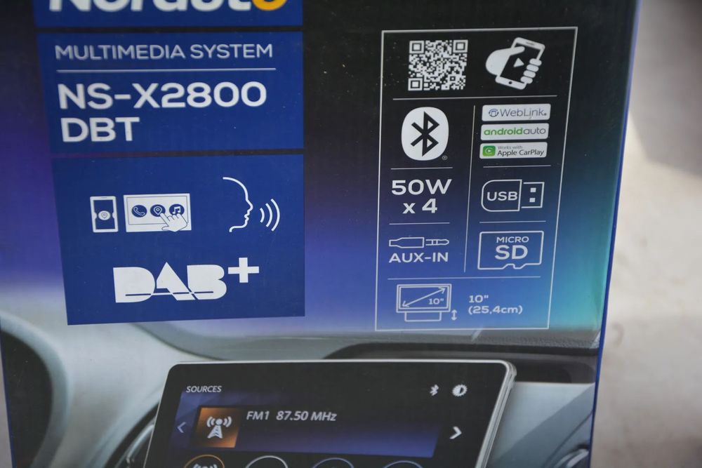 NORAUTO NS-X2800DBT Radio samochodowe