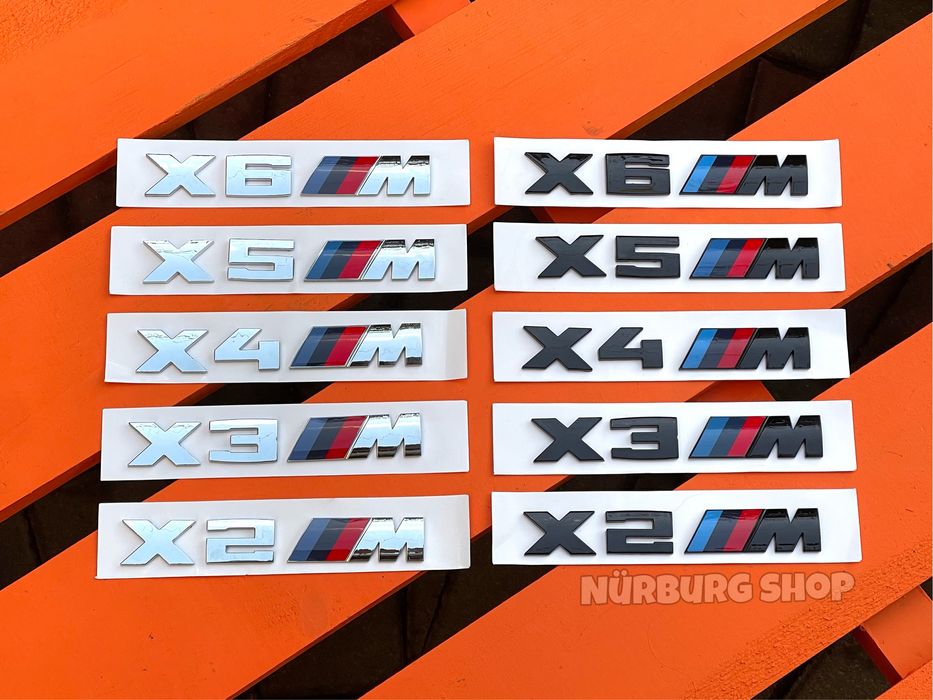 Шильд BMW M2 M3 M4 M5 M6 X3M X5M X6M Competition на багажник эмблема