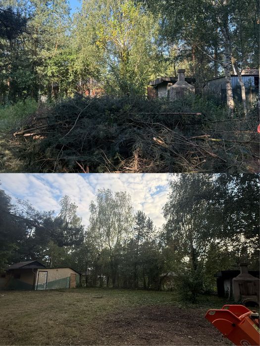 Rębak, glebogryzarka seperacyjna, koszenie, prace ogrodowe, transport