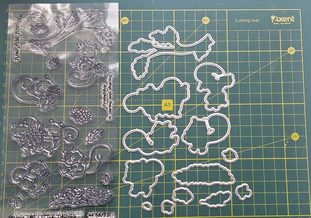 Силіконові штампи та ножі. Скрапбукінг. Силиконовый штамп и ножи. Скра