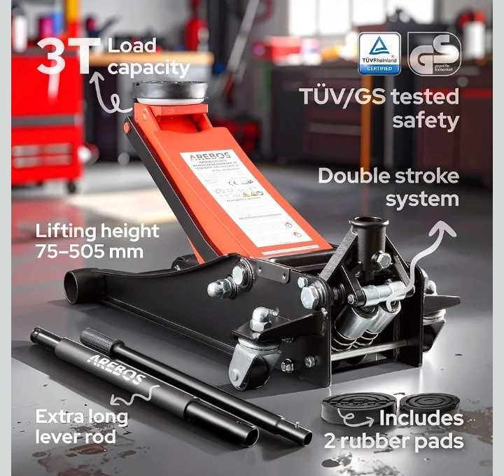 Podnośnik hydrauliczny Arebos 3t