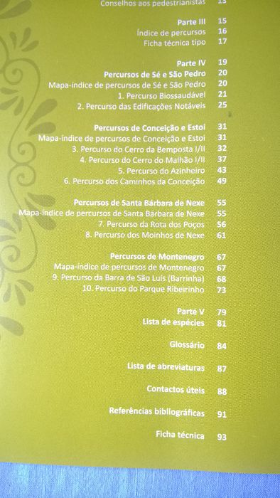 Guia de Percursos Pedestres de Faro (portes incluídos)