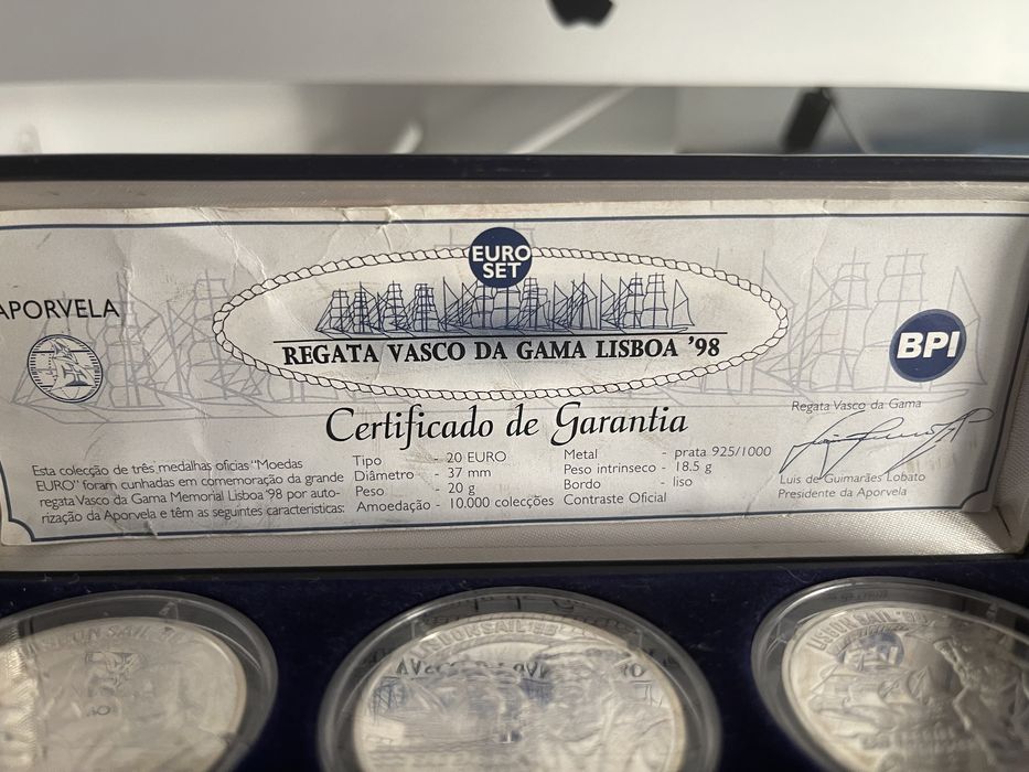 Moedas Regata Vasco da Gama 1998