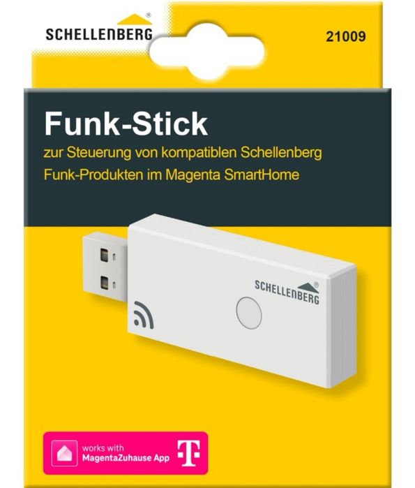 Nowy Schellenberg Funk-Stick USB do SmartHome Magenta