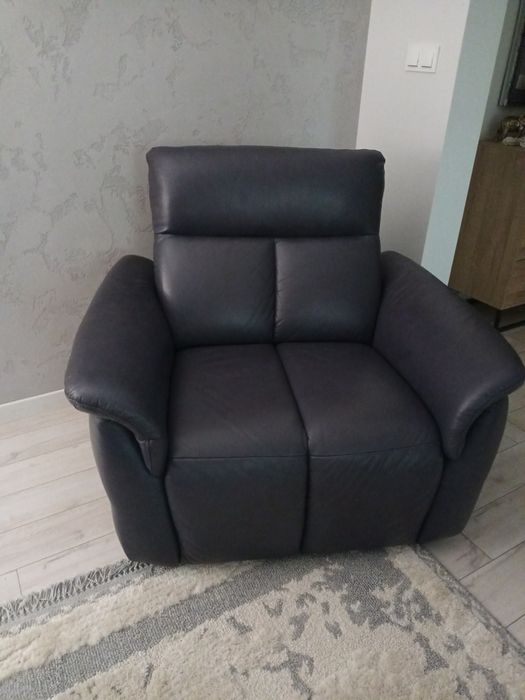Fotel z naturalnej skóry 100%