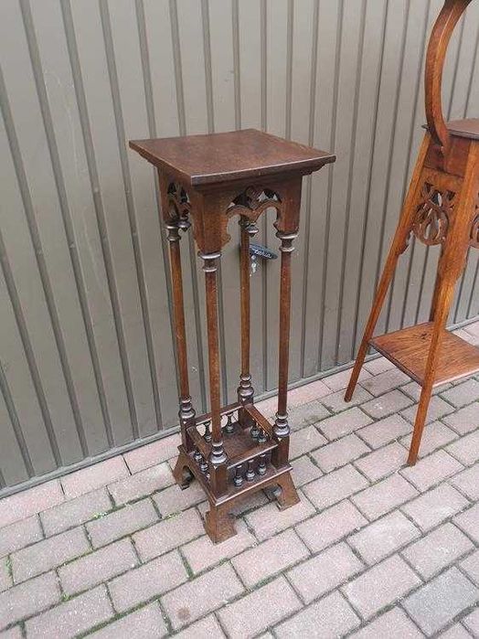 Kwietnik Dębowy Antyk Stary W Bardzo Dobrym Stanie Okazja.