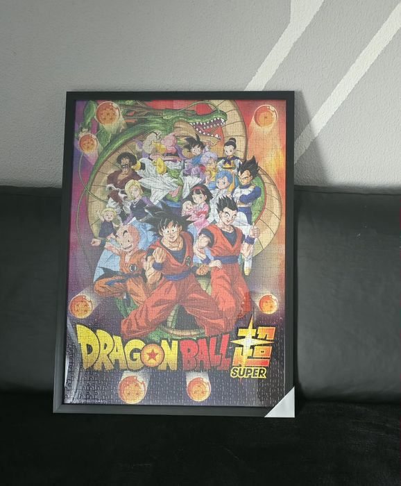 Quadro dragon ball 1000 peças.