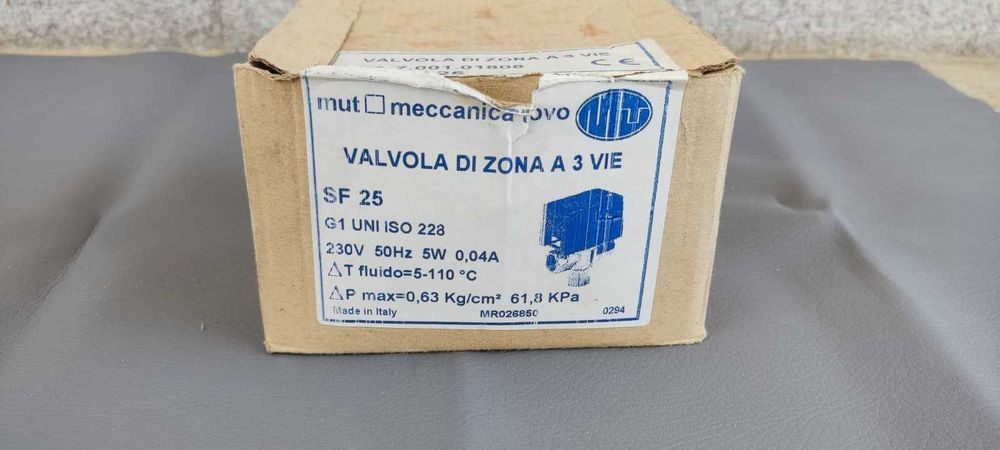 Válvula de zona de 3 vias MUT (Meccanica Tovo S.p.A.), referência ART. 7.001.01808.