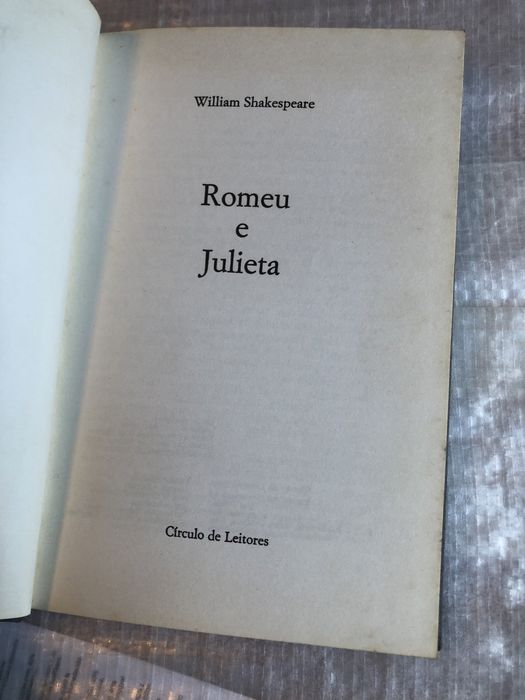 Shakepeare Romeu e Julieta