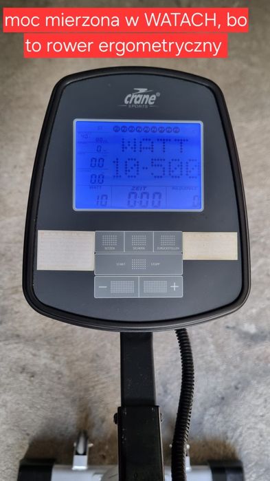 Rower spinningowy CRANE komputer trasy rowerek treningowy spiningowy