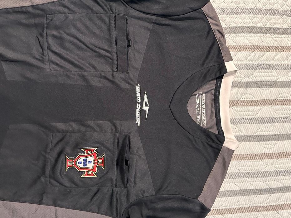 Camisola equipamento arbitro team quest preta