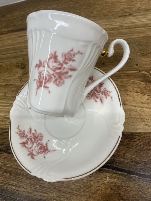 Сервиз чайно-кофейный винтаж Artil Румыния,костяной фарфор.