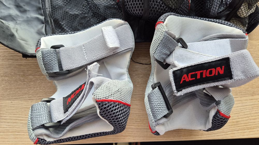 Комплект захисту Action PW-318 (Silver/Red) S