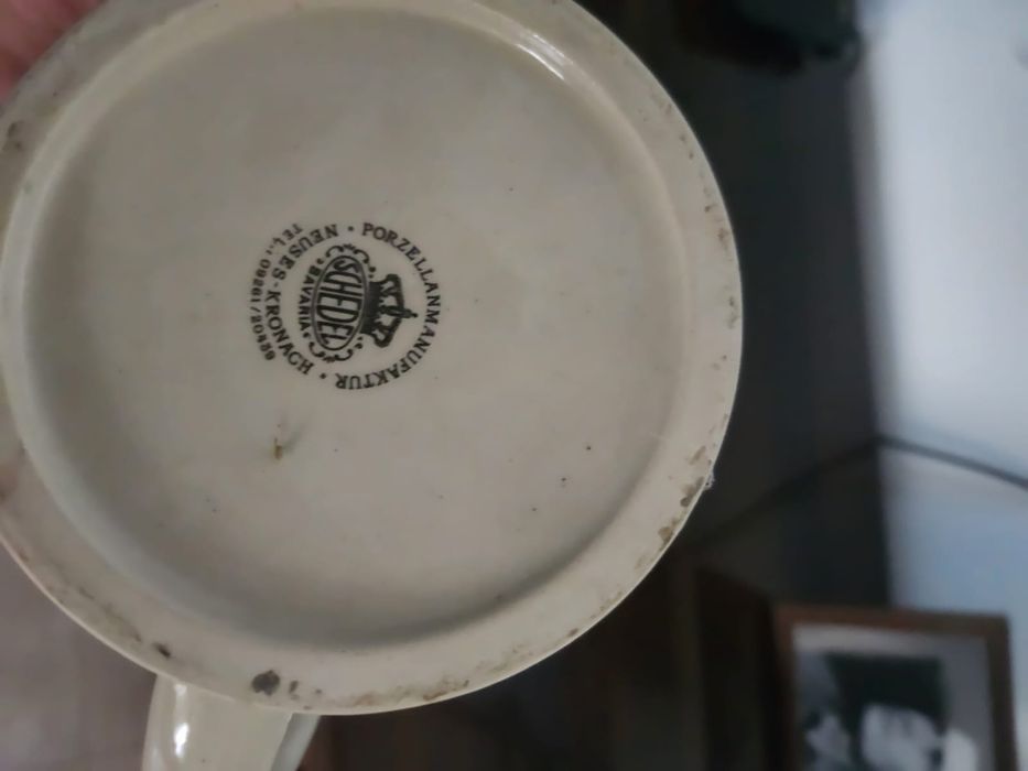 Stary kufel do piwa ceramiczny